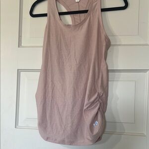 New Balance Ruched Pink Sleeveless Tank